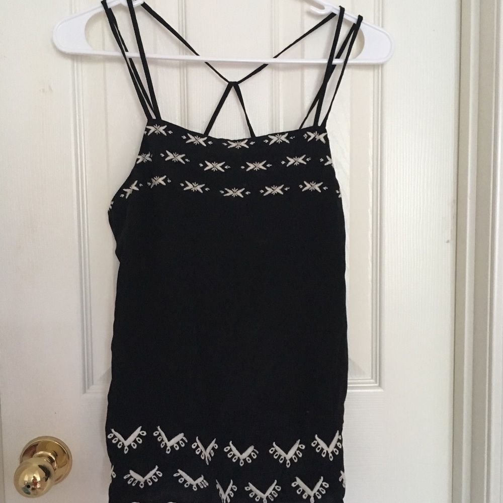 Loft embroidered tank top